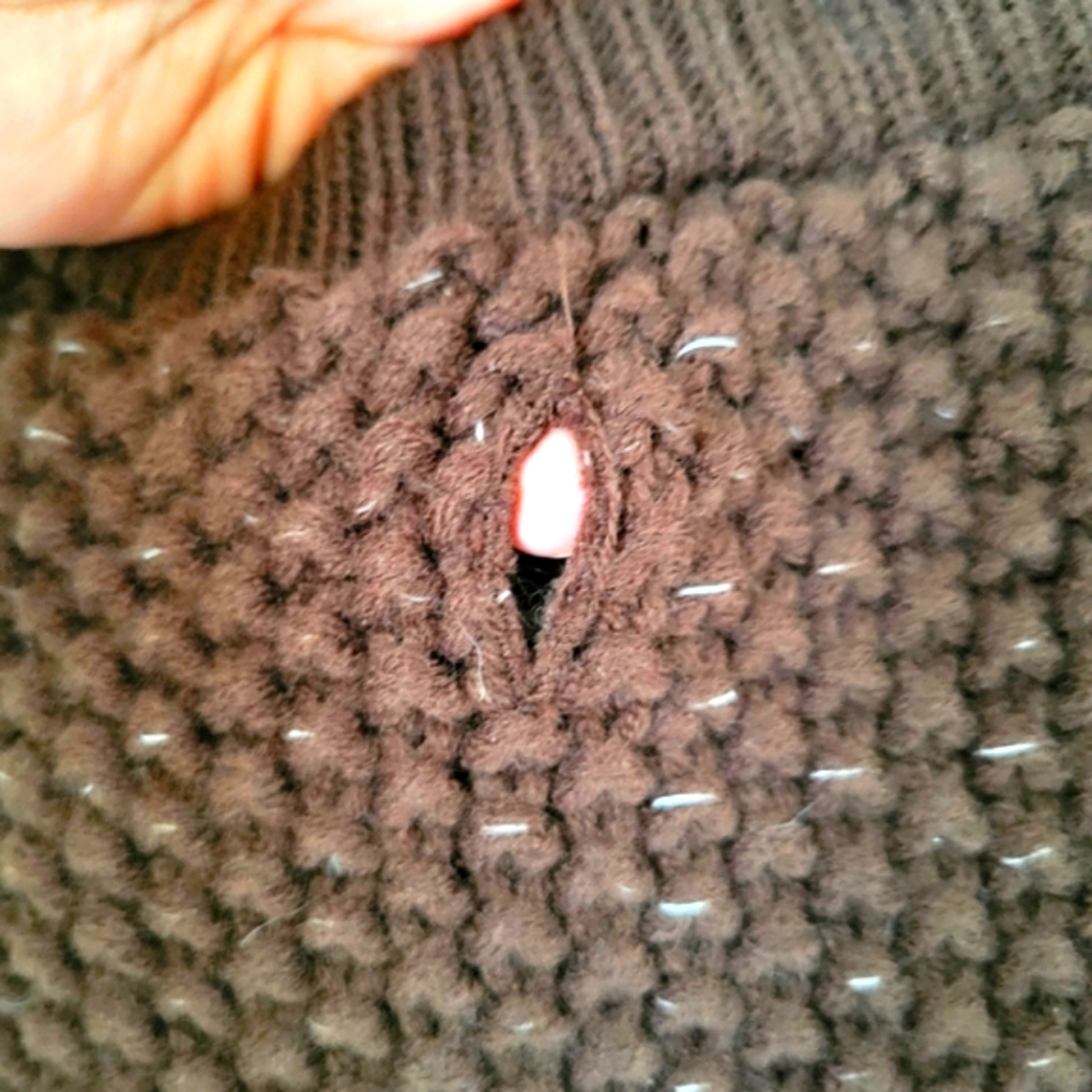 KYEESE Reflective Dog Sweater Cocoa Brown Sz Medium NWT - Picture 6 of 14